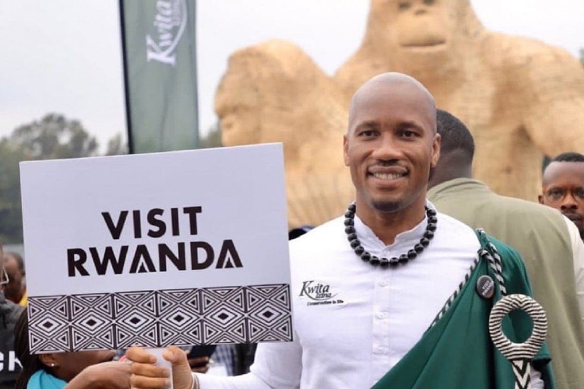 Didier Drogba: l’international ivoirien « élevé au rang de prince » au Rwanda