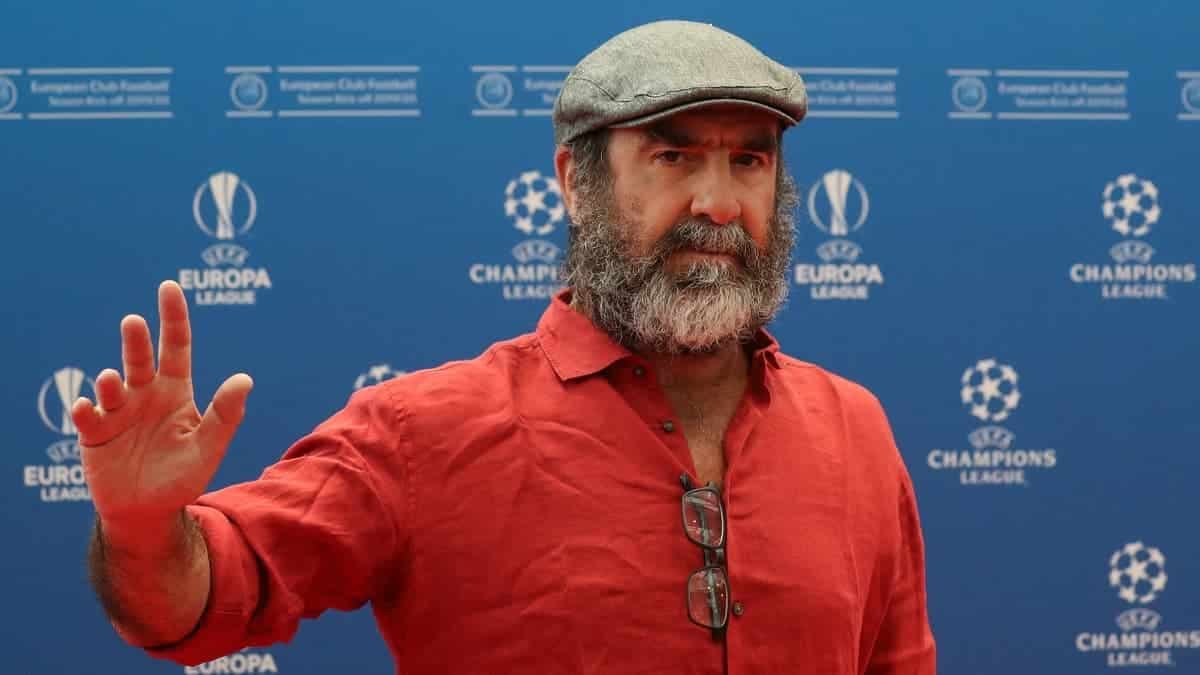 Eric Cantona, ancien international français et légende de Manchester United