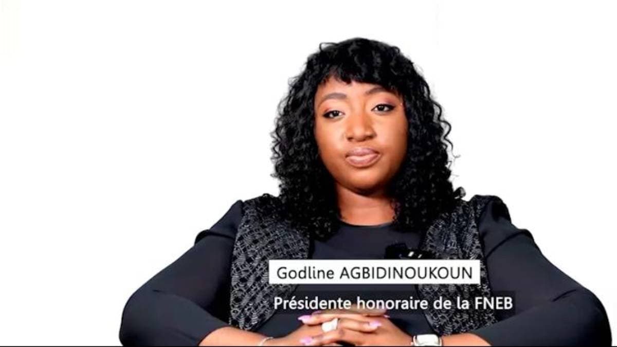 Godline Agbidinoukoun, ancienne présidente de la FNEB