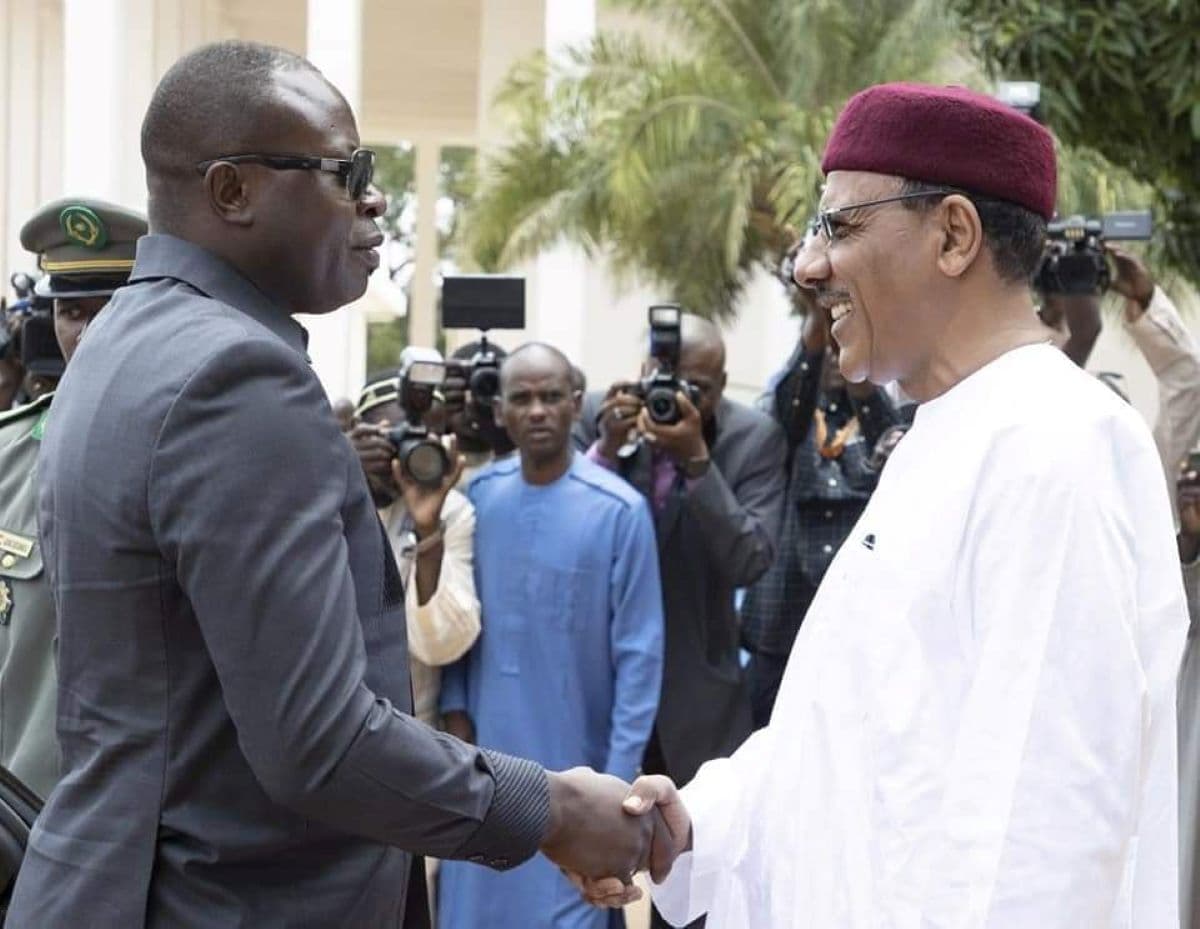 Les présidents Damiba et Bazoum