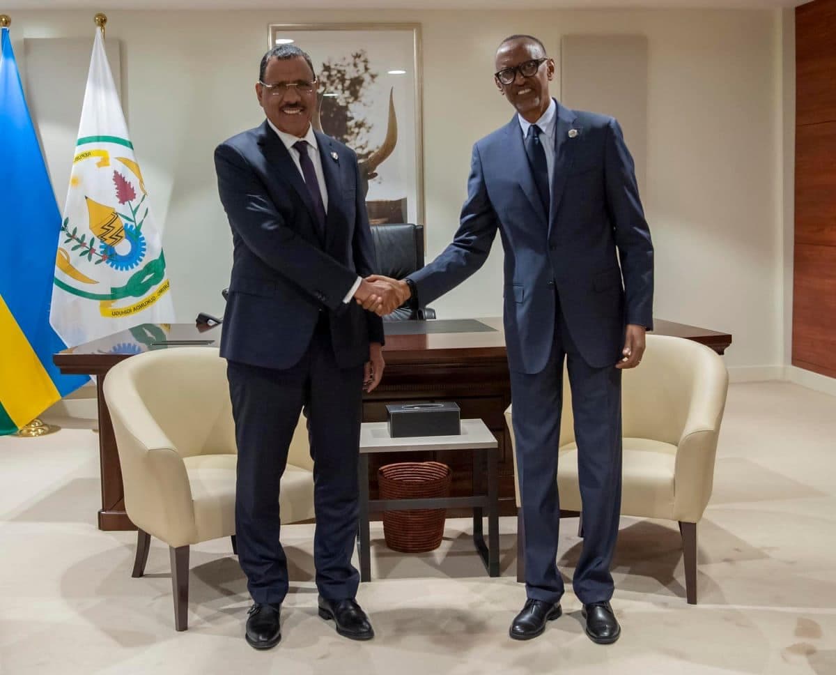 Les présidents Paul Kagame et Mohamed Bazoum