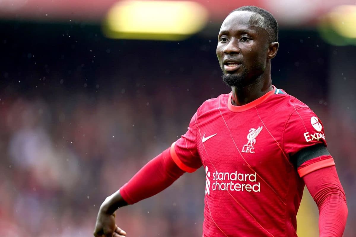 Le milieu de terrain guinéen de Liverpool, Naby Kéita, lors d'un match avec les Reds