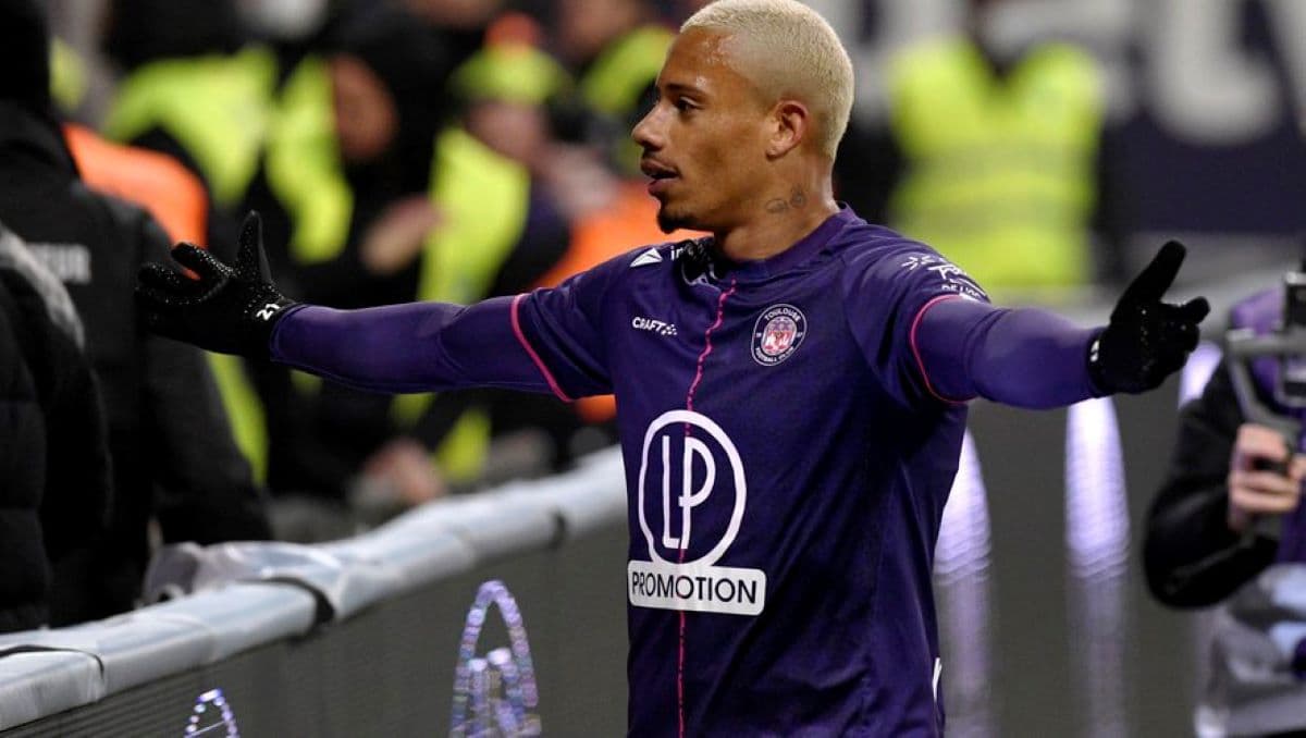 Rafael RatÃ£o lors d'un match avec Toulouse