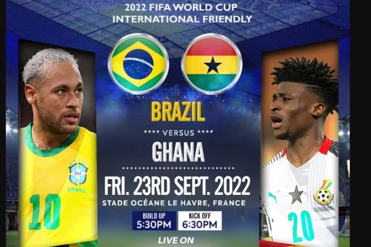 Match amical entre le Brésil et le Ghana