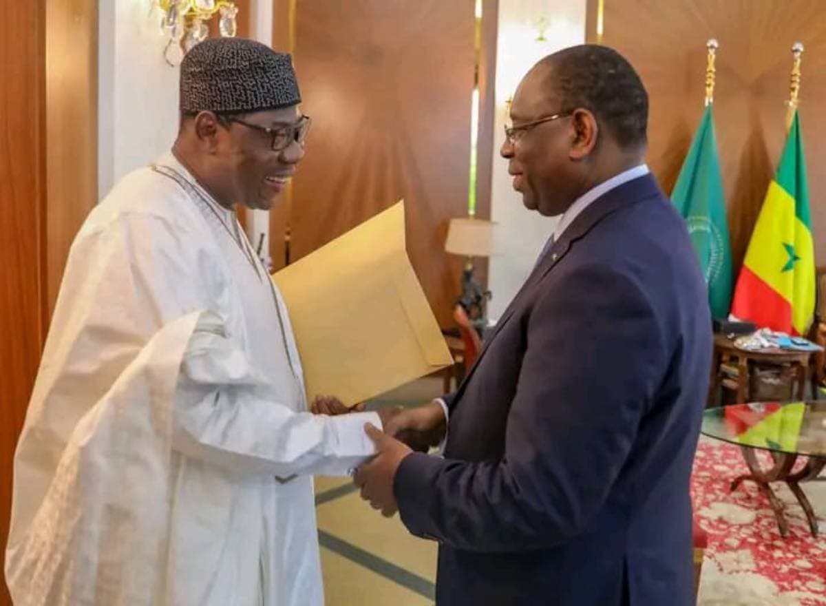 Boni Yayi échange avec le président Macky Sall