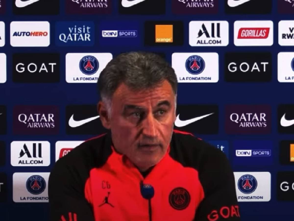 Christophe Galtier en conférence de presse