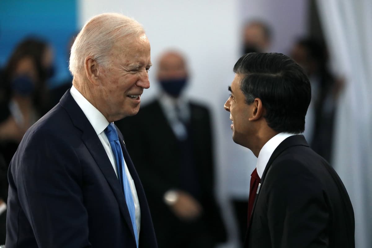 Joe Biden et Rishi Sunak