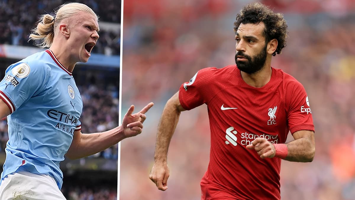 Erling Haaland et Mohamed Salah