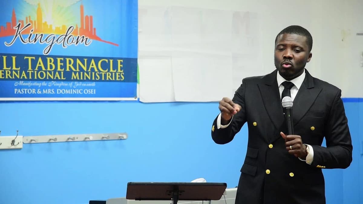 Dominic Osei Gyamfi, pasteur ghanéen et fondateur de la House of word international ministry @YouTube