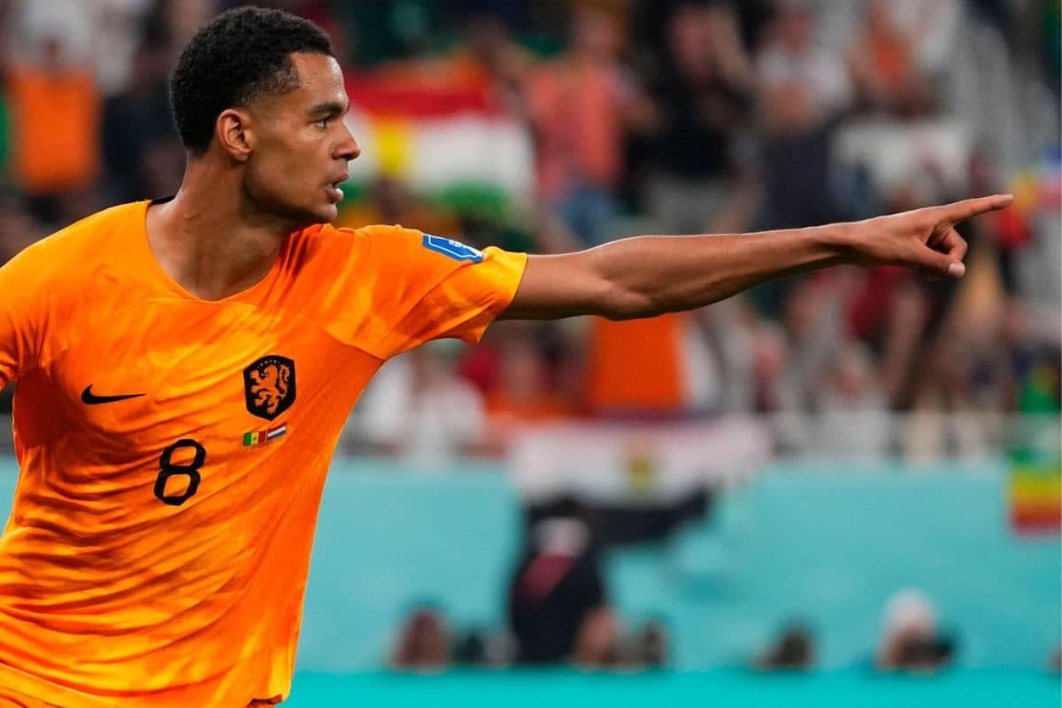 Cody Gakpo lors d'un match ave les Pays-Bas