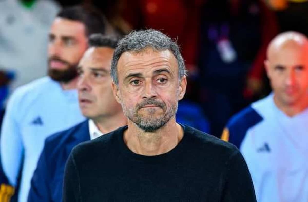 Le sélectionneur national de l'Espagne, Luis Enrique