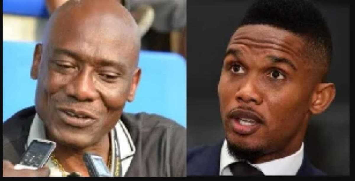 Samuel Eto'o et Joseph Antoine Bell