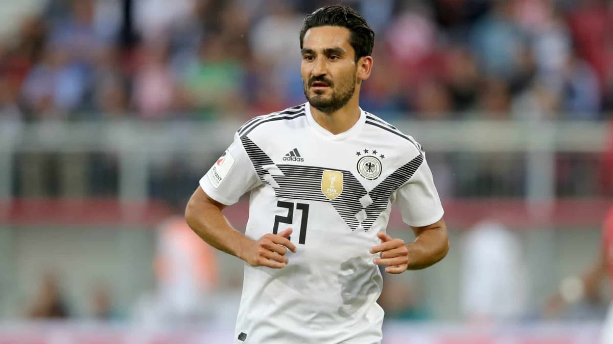Ikay Gundogan lors d'un match avec la sélection allemande