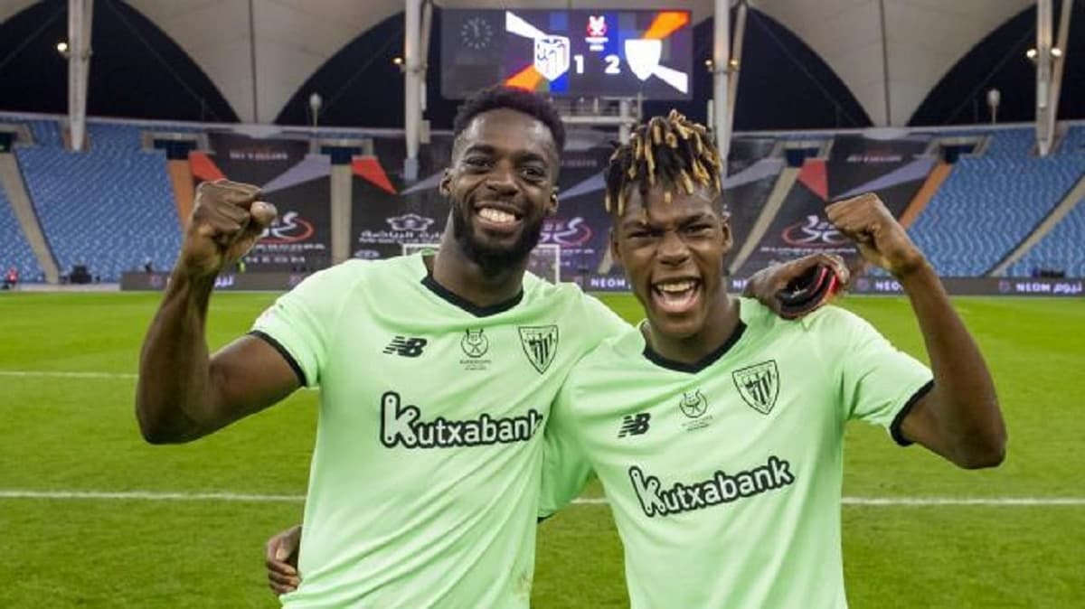 IÃ±aki et Nico Williams sous le maillot de l'Athletic Bilbao