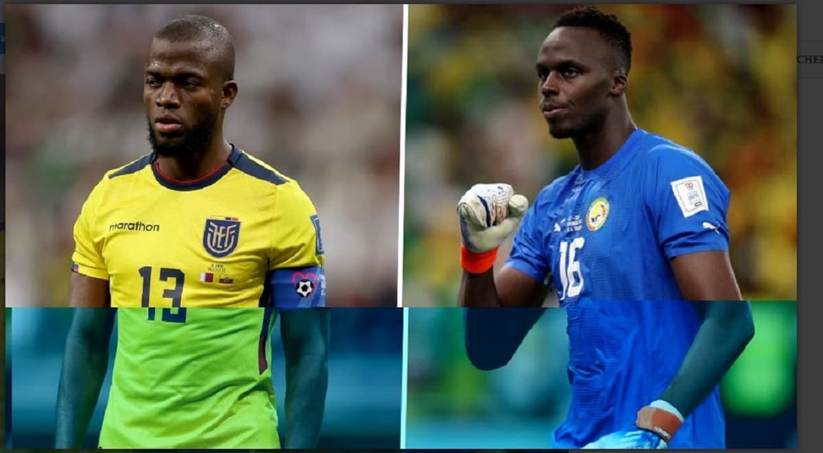 Enner Valencia et Edouard Mendy