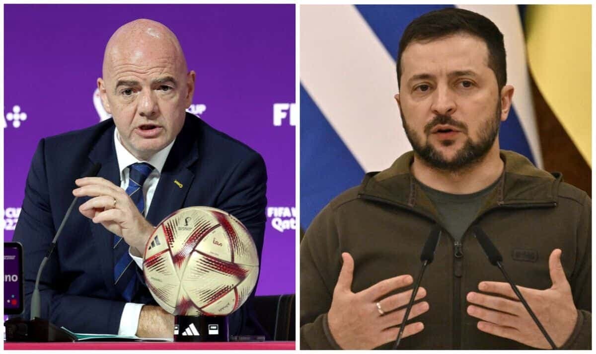 La FIFA dit non à  Volodymyr Zelensky qui voulait s’exprimer lors de la finale Argentine-France