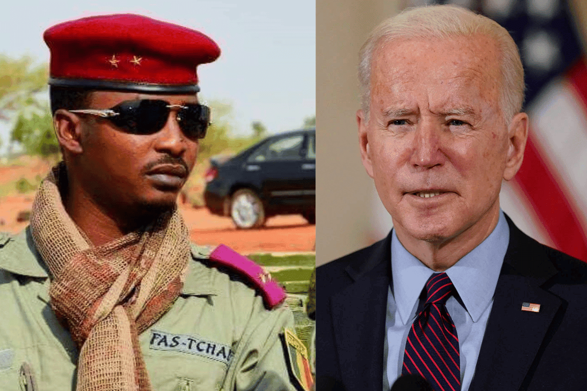 Joe Biden, 46áµ‰ président des États-Unis et Mahamat Idriss Déby. Après la mort de son père Idriss Déby, en avril 2021, il devient président du Conseil militaire de transition et président de la république du Tchad.