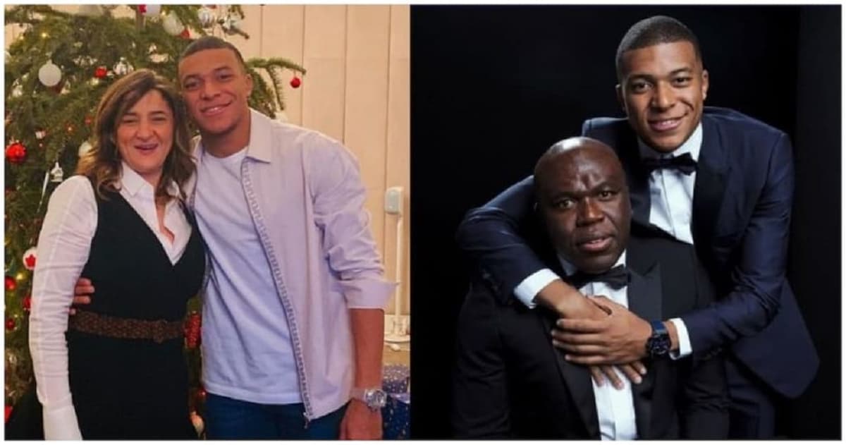 Kylian Mbappe et sa famille