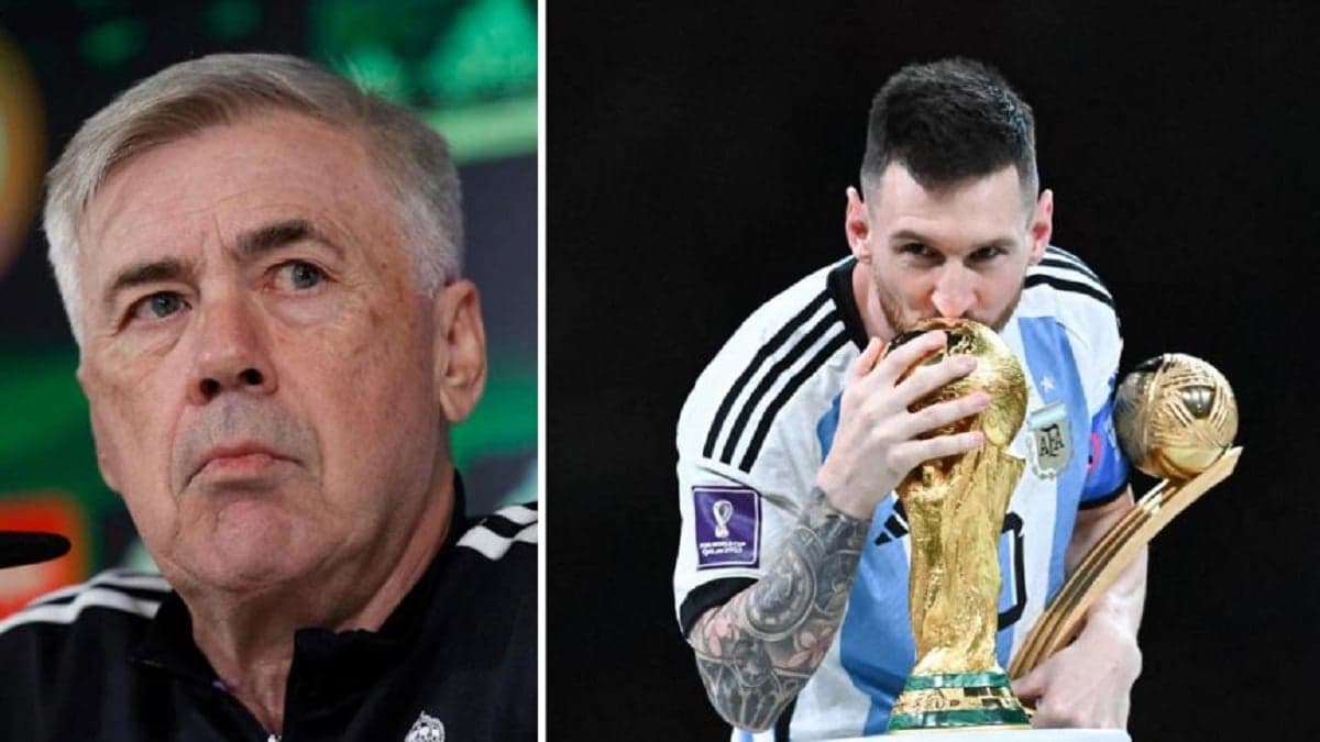 Lionel Messi et Carlo Ancelotti