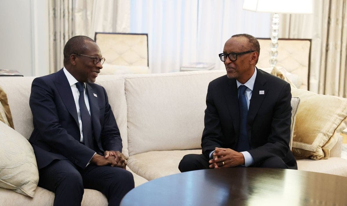 Diplomatie: tête-à -tête entre Patrice Talon et Paul Kagame à  Washington