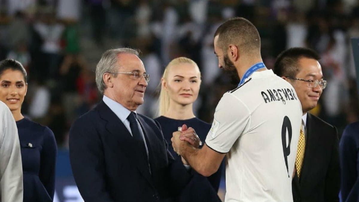 Florentino Perez et Karim Benzema