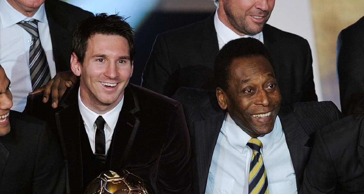 Lionel Messi et le Roi Pelé