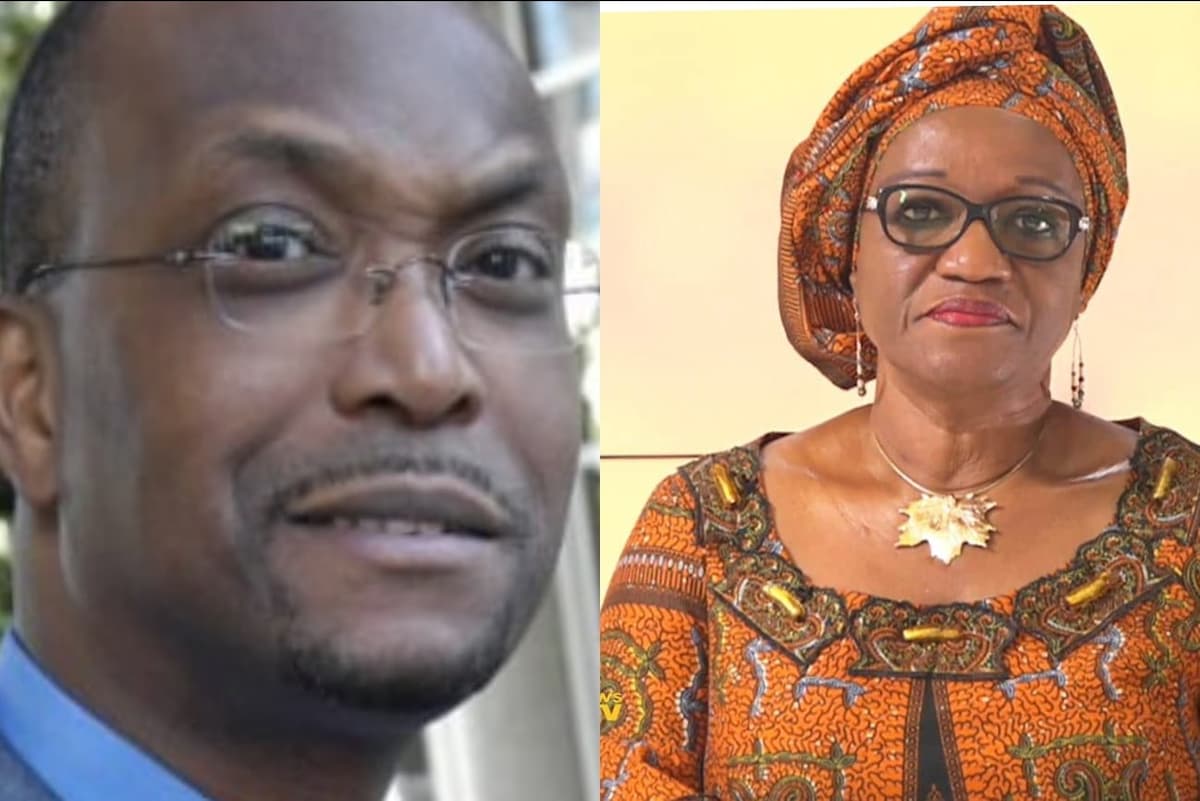 Léhady Soglo et Amissétou Affo Djobo s'adressent au public depuis l'exil.