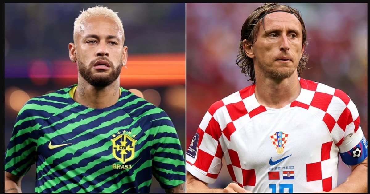 Neymar et Luka Modric