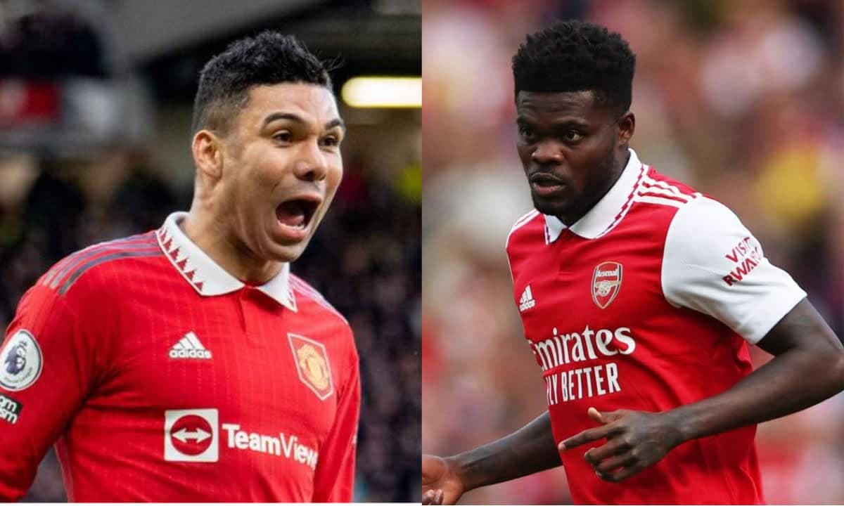 Casemiro et Thomas Partey