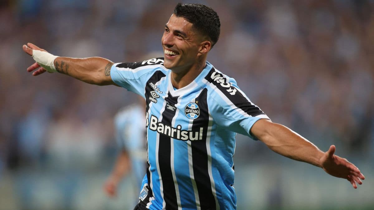Luis Suarez avec le maillot du Gremio