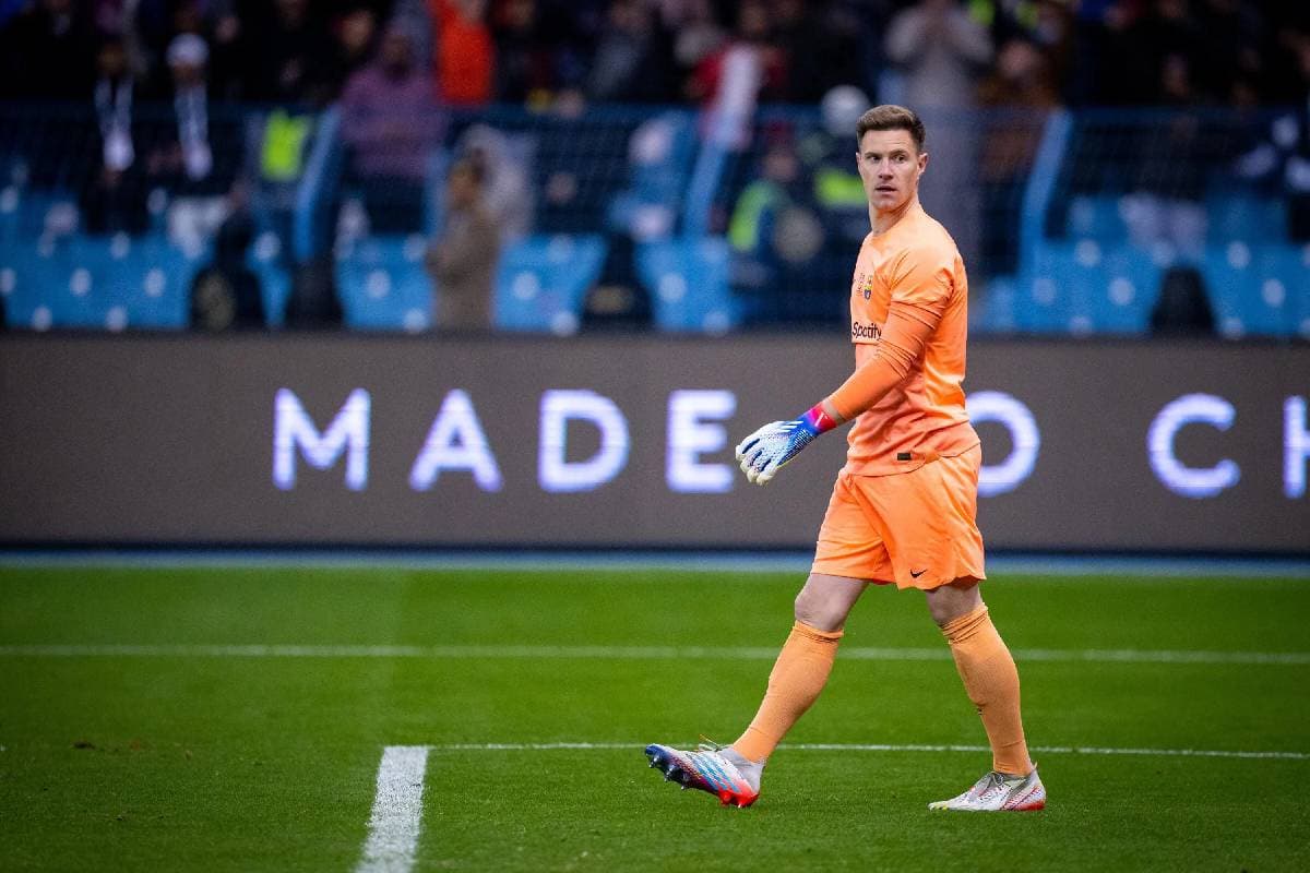 Marc-André ter Stegen avec le maillot du FC Barcelone