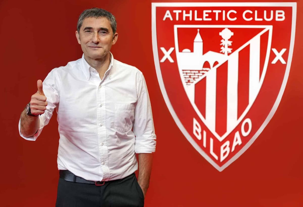 Ernesto Valverde, entraineur de Bilbao