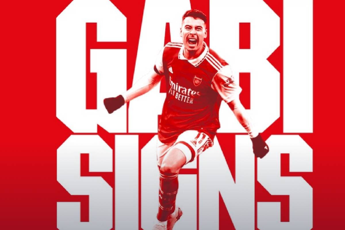 Gabriel Martinelli, sous le maillot d'Arsenal