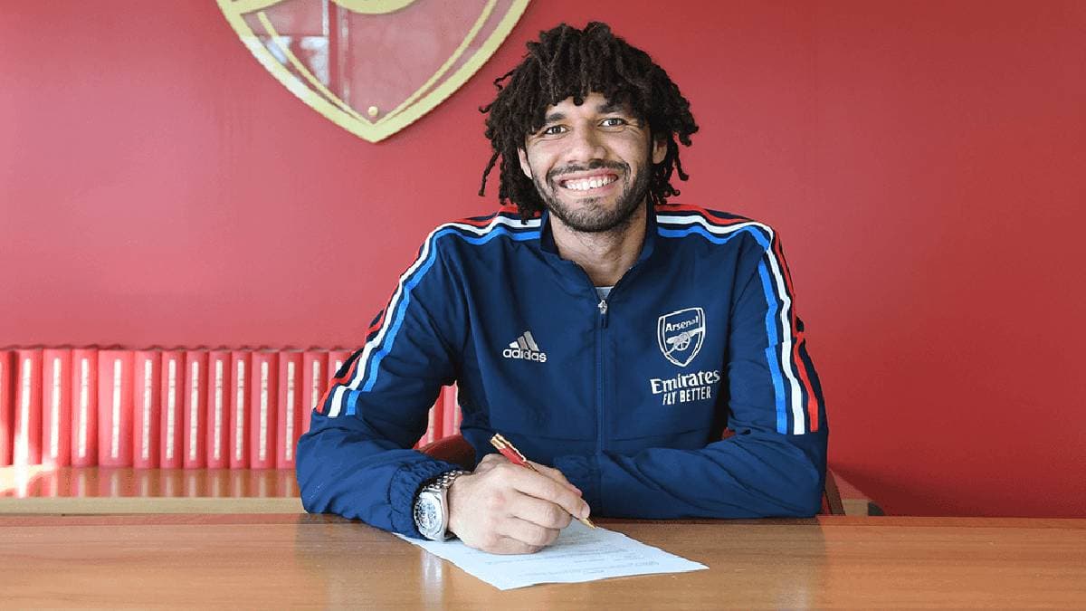 Mohamed Elneny qui signe un nouveau contrat avec Arsenal