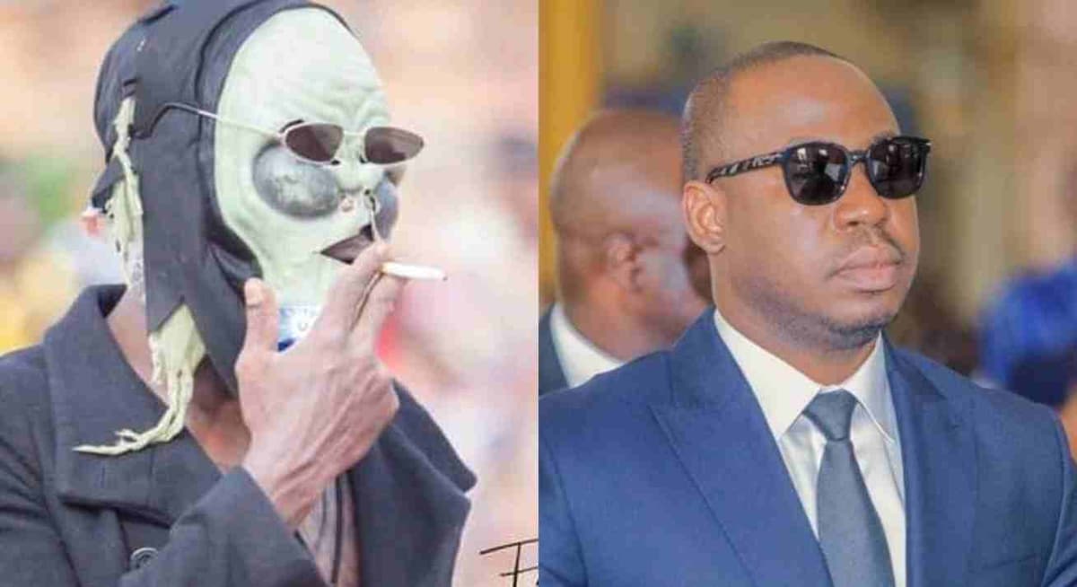 Togbè Yéton et le ministre Oswald Homeky