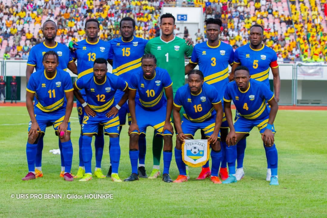 Rwandais quittant Cotonou après le match retour de l'Elim Can 2023.