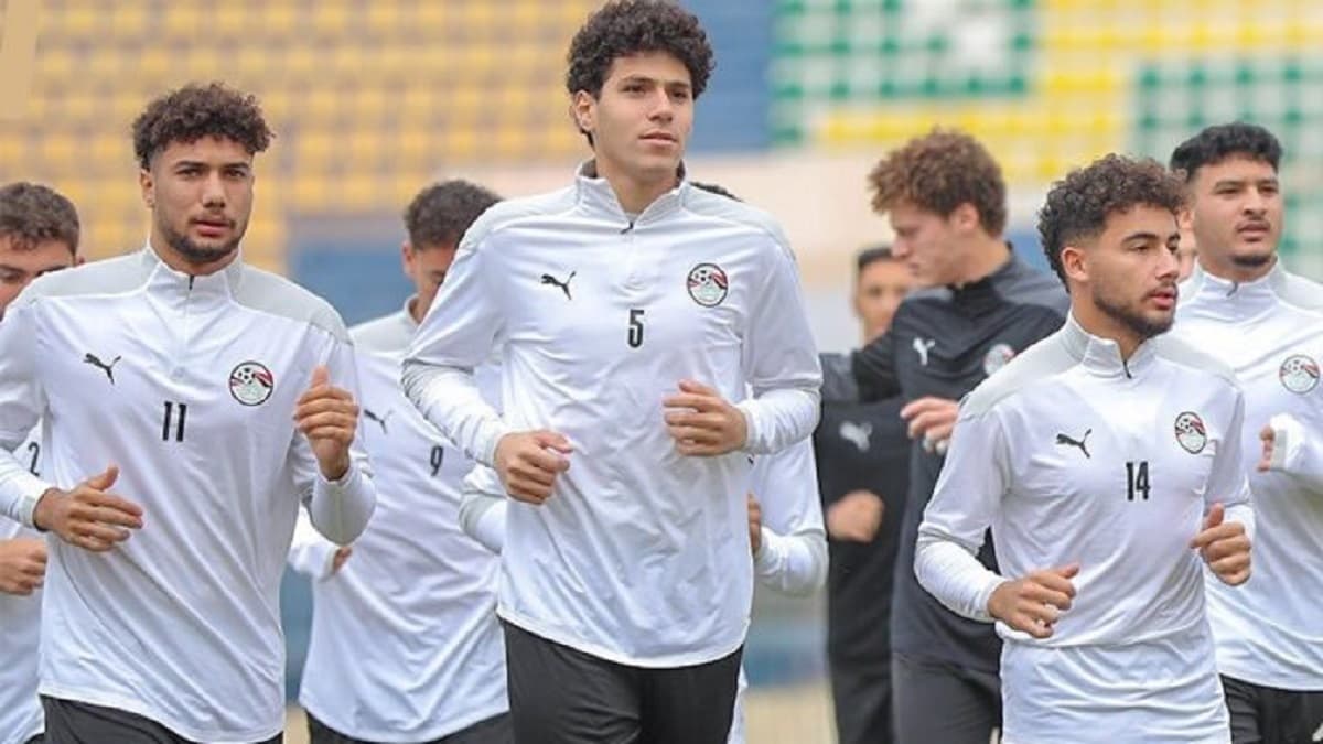 Des joueurs U20 de l'Egypte
