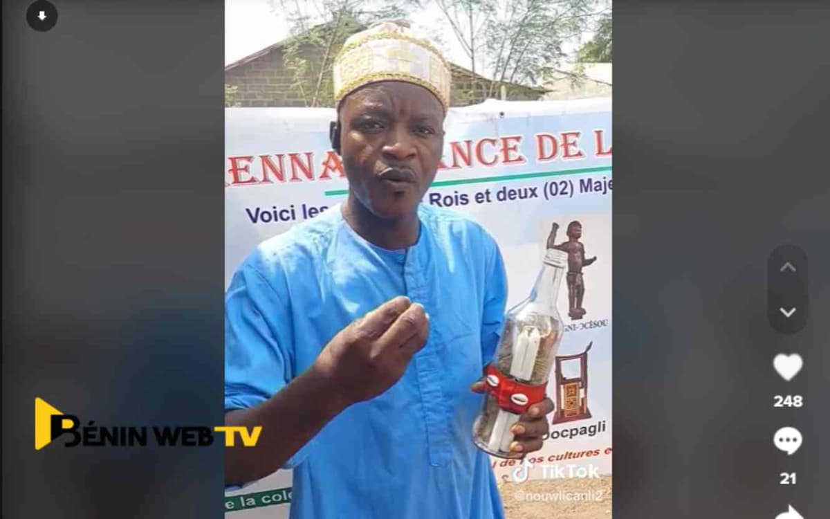 Nouwlikanlin, dignitaire traditionnel au Bénin