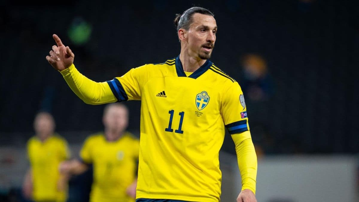 Zlatan Ibrahimovic sous le maillot de la sélection suédoise