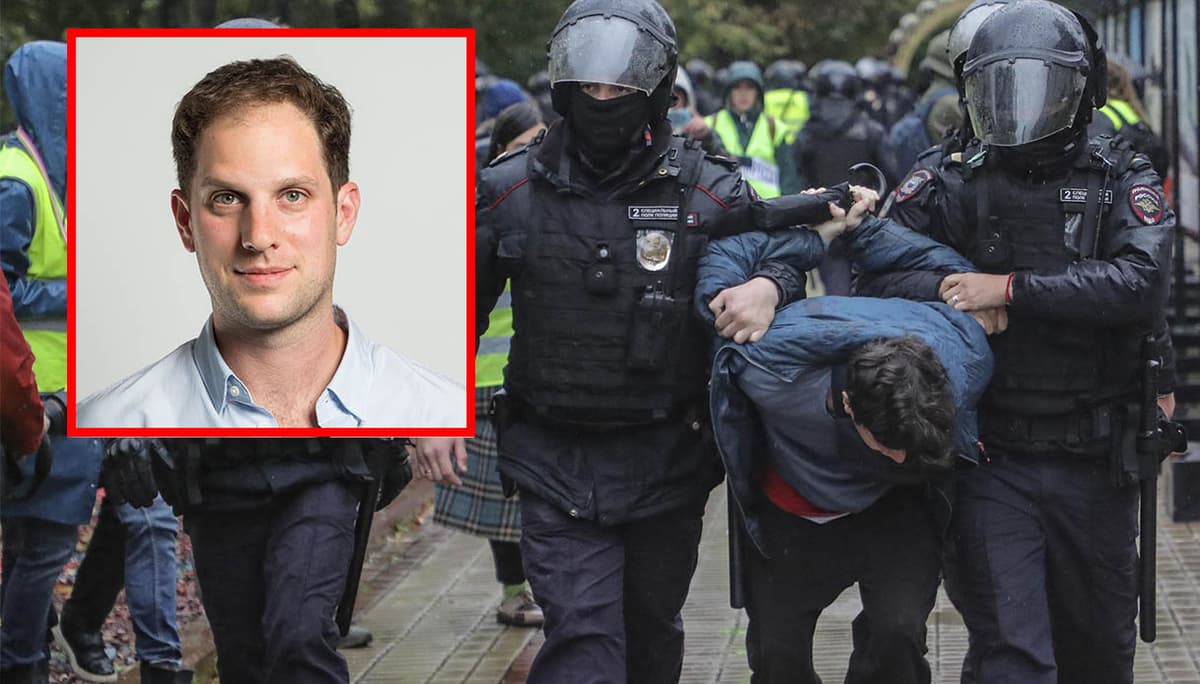 Le journaliste Evan Gershkovich, correspondant du "Wall Street Journal" Ã  Moscou (Russie), a été arrêté le 30 mars 2023.