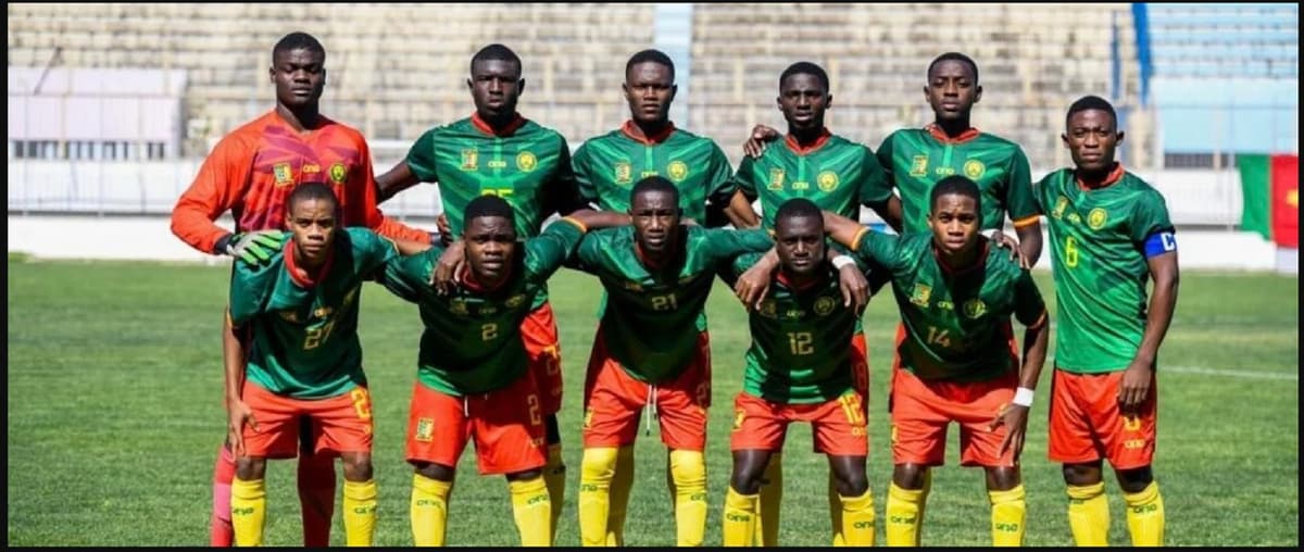 Des joueurs U17 du Cameroun
