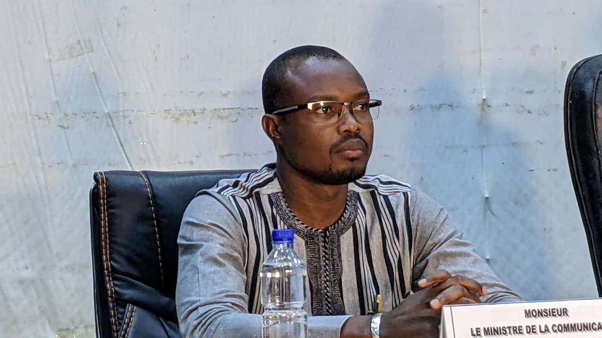 Jean Emmanuel Ouédraogo, ministre burkinabè de la Communication