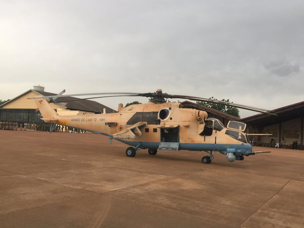 Crash Ã  Bamako d’un hélicoptère MI-35 de l’armée malienne. 22 avril 2023.