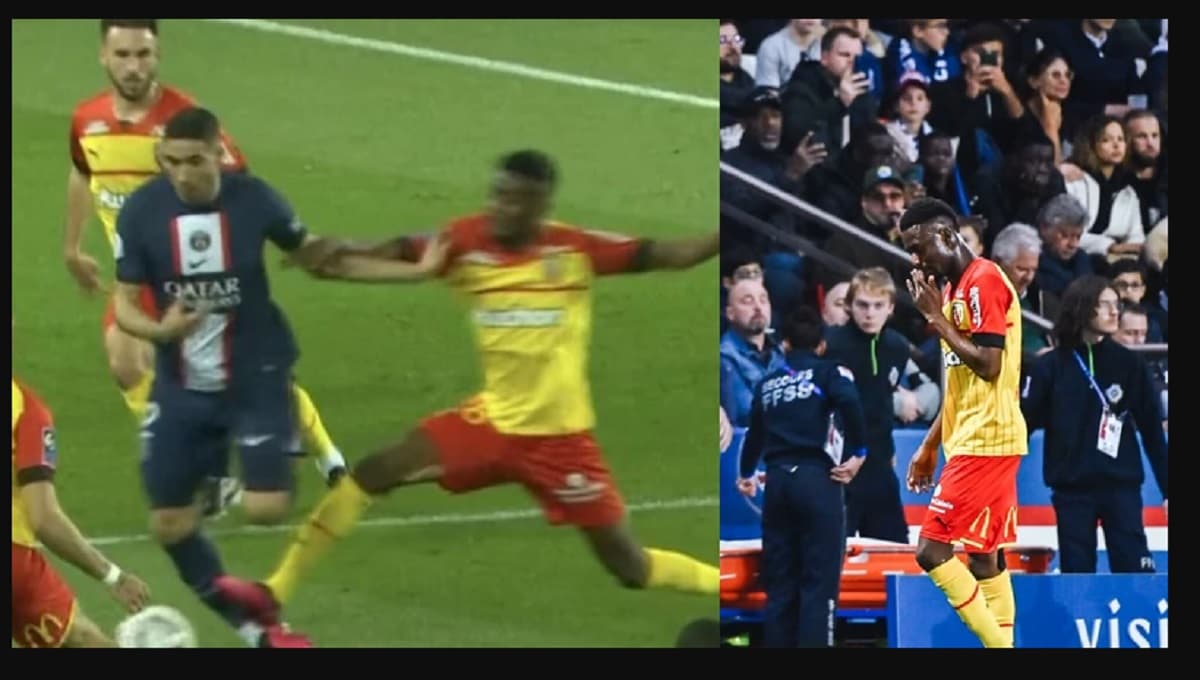 Le Ghanéen Salis Samed suspendu 3 matches pour tacle dangereux sur Hakimi