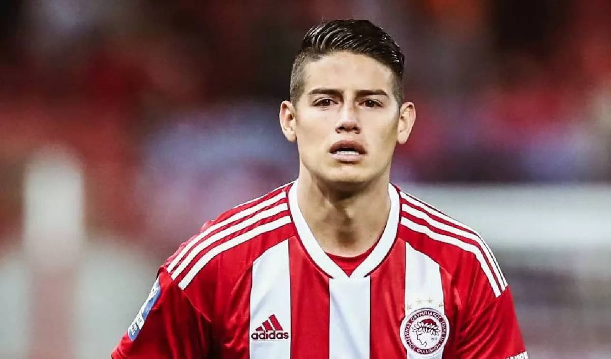 James Rodriguez sous le maillot de l'Olympiacos