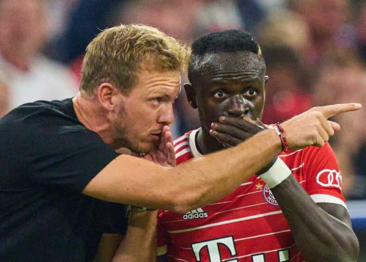 Julian Nagelsmann et Sadio Mané