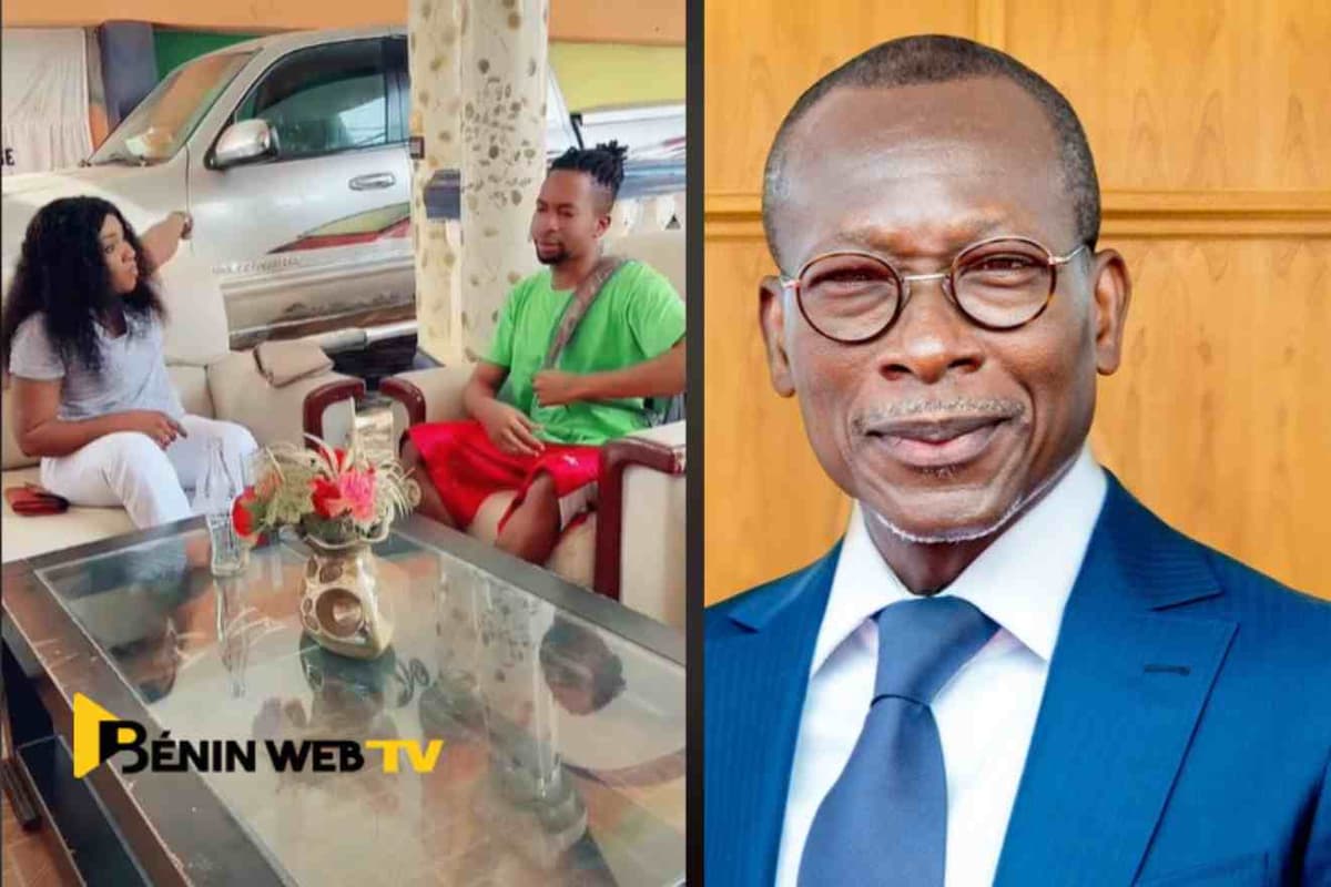 Pélagie La Vibreuse, son fils et Patrice Talon @ Capture PSI et Tiktok