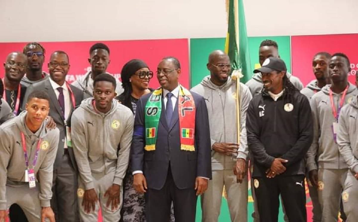La sélection sénégalaise de football et le président Macky Sall