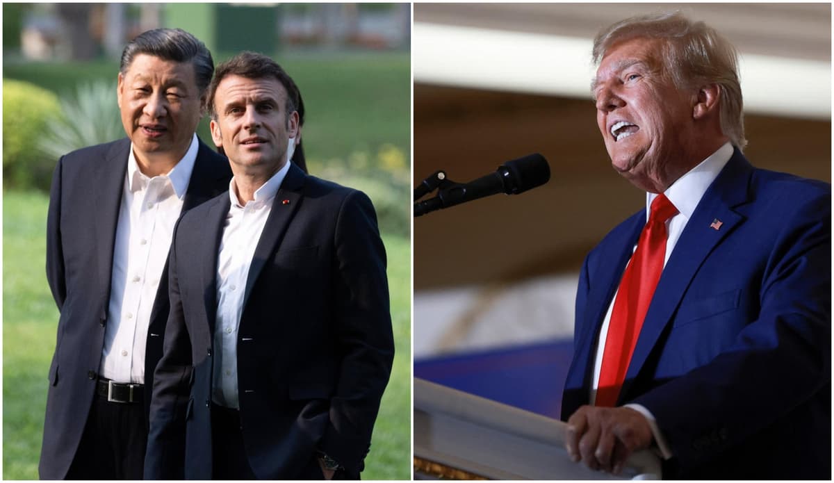 « Macron est allé en Chine pour lécher le cul » de Xi Jinping, Donald Trump