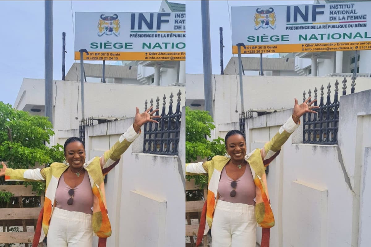 Minou Chrys-Tayl, nouvelle Cheffe Communication à l'INF, souriante lors de sa nomination.